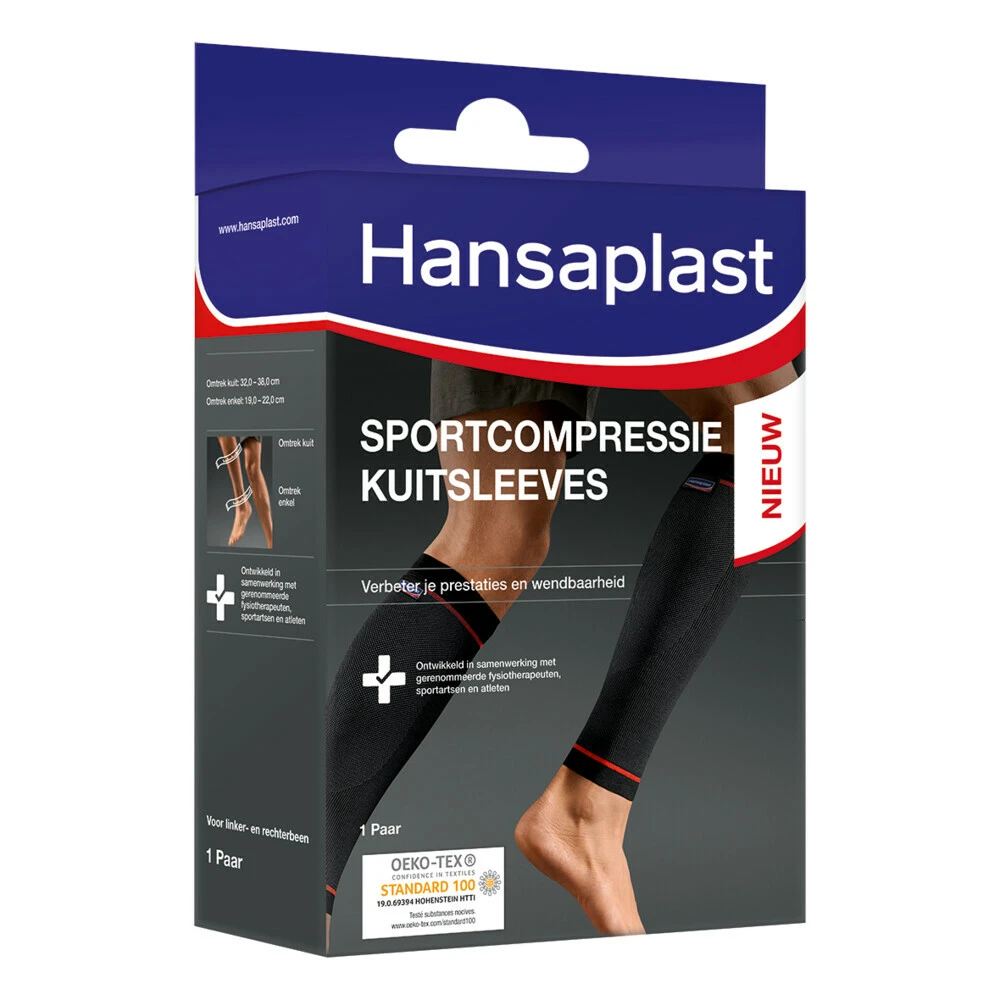 Hansaplast Sportcompressie Kuitsleeves 3 Hansaplast Sportcompressie Kuitsleeves