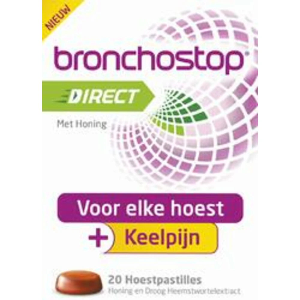 2x Bronchostop Hoestpastilles Direct Met Honing 3 2x Bronchostop Hoestpastilles Direct Met Honing