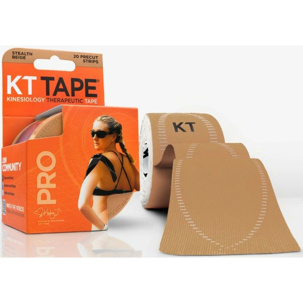 KT Tape Pro Strips Beige Rol 4 KT Tape Pro Strips Beige Rol - Afbeelding 2