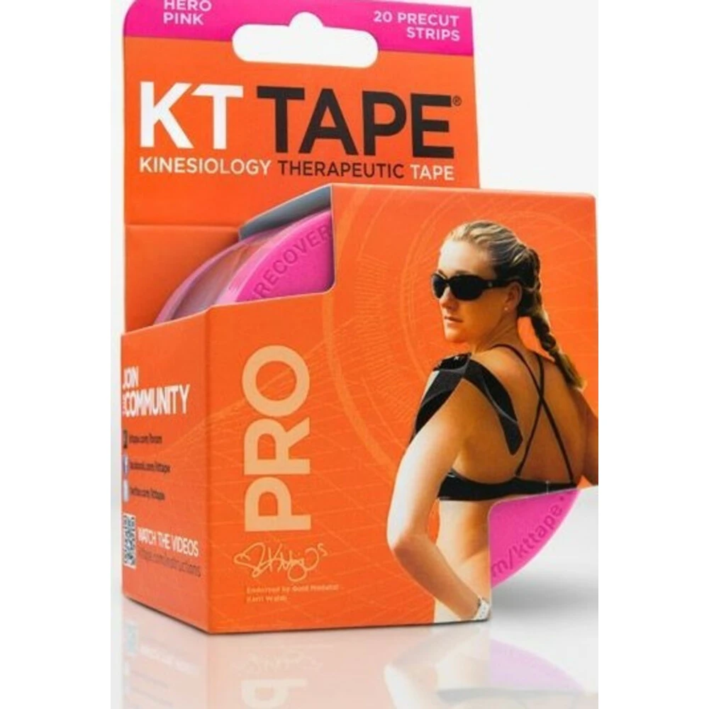KT Tape Pro Strips Roze Rol 3 KT Tape Pro Strips Roze Rol