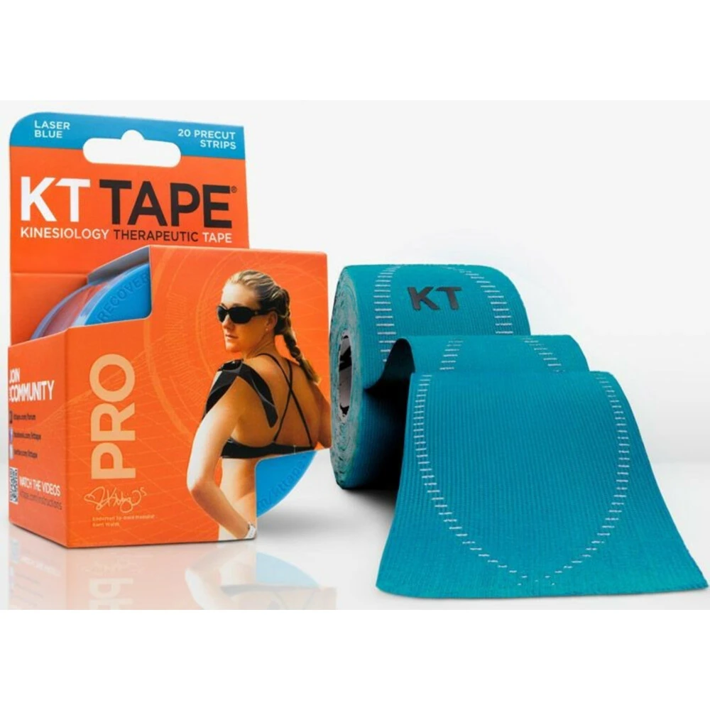 KT Tape Pro Strips Licht Blauw Rol 4 KT Tape Pro Strips Licht Blauw Rol - Afbeelding 2