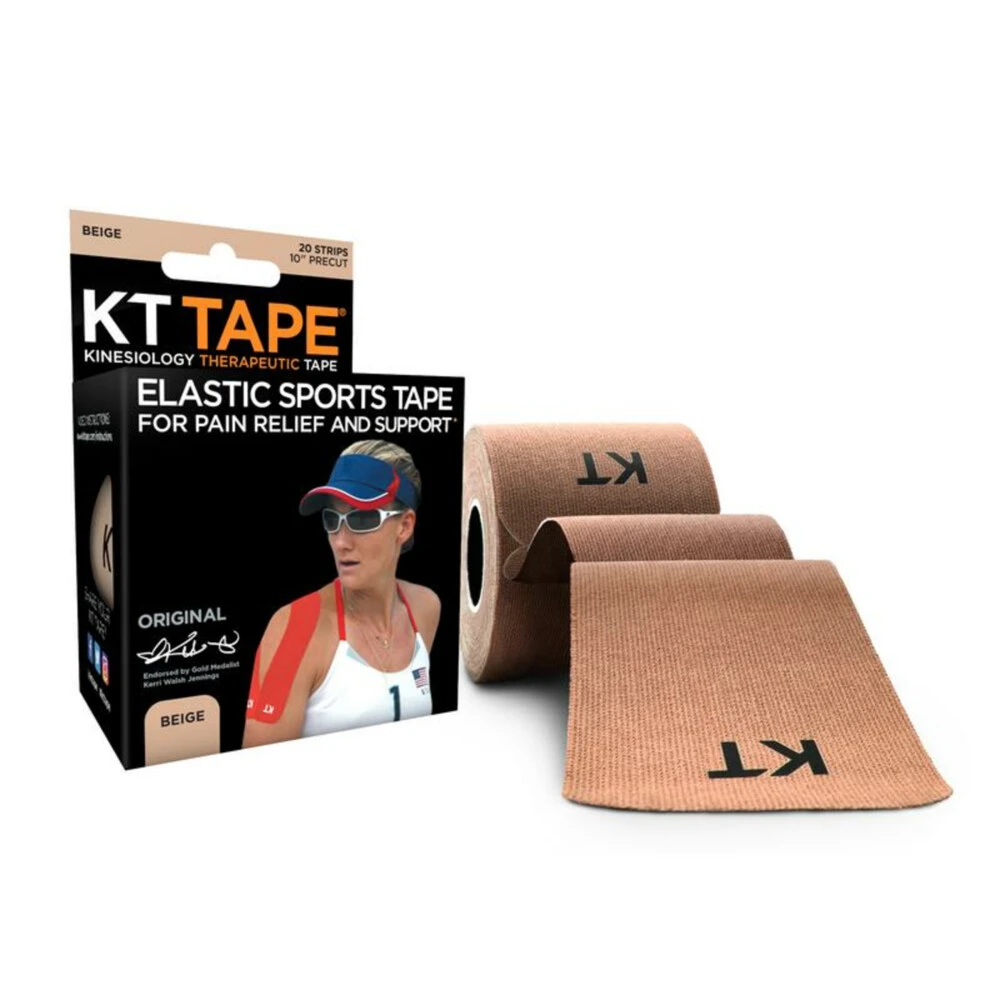 KT Tape Original Strips Beige 4 KT Tape Original Strips Beige - Afbeelding 2