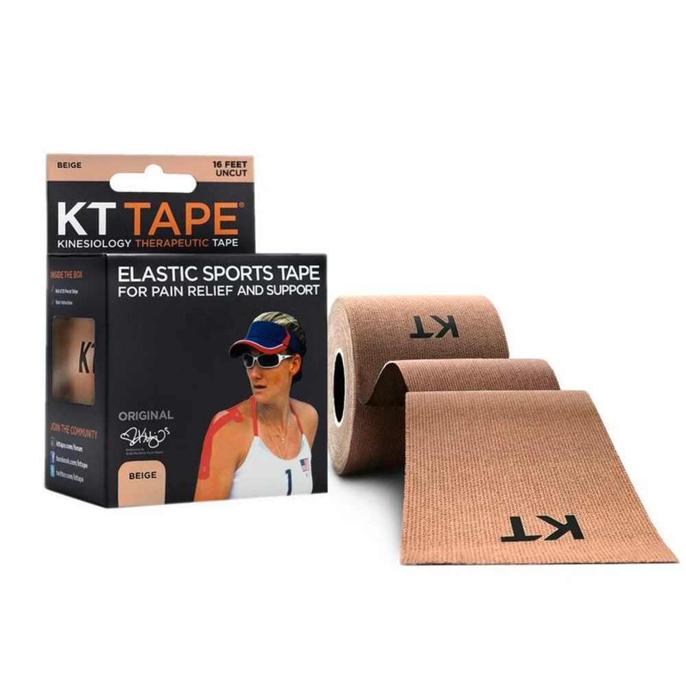 KT Tape Original Rol Beige 4 KT Tape Original Rol Beige - Afbeelding 2