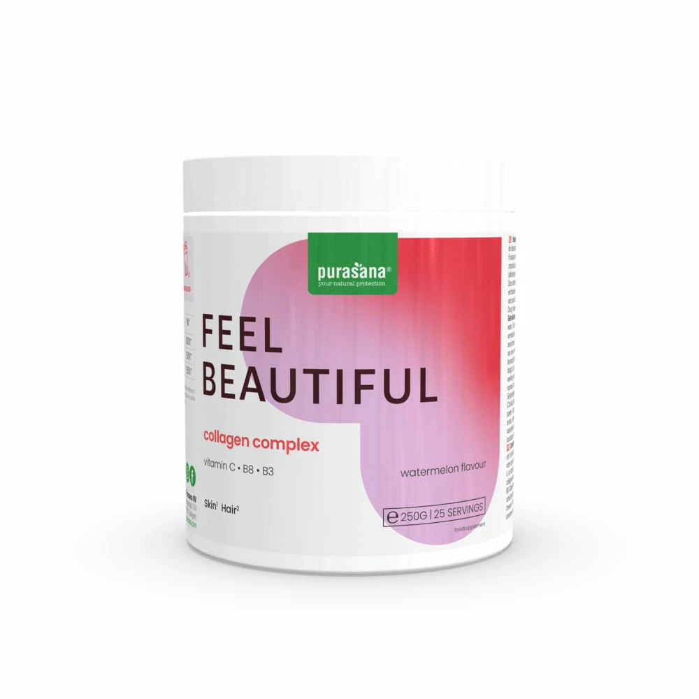 Purasana Collageen Watermeloen Huid, Haar En Nagels 3 Purasana Collageen Watermeloen Huid, Haar En Nagels