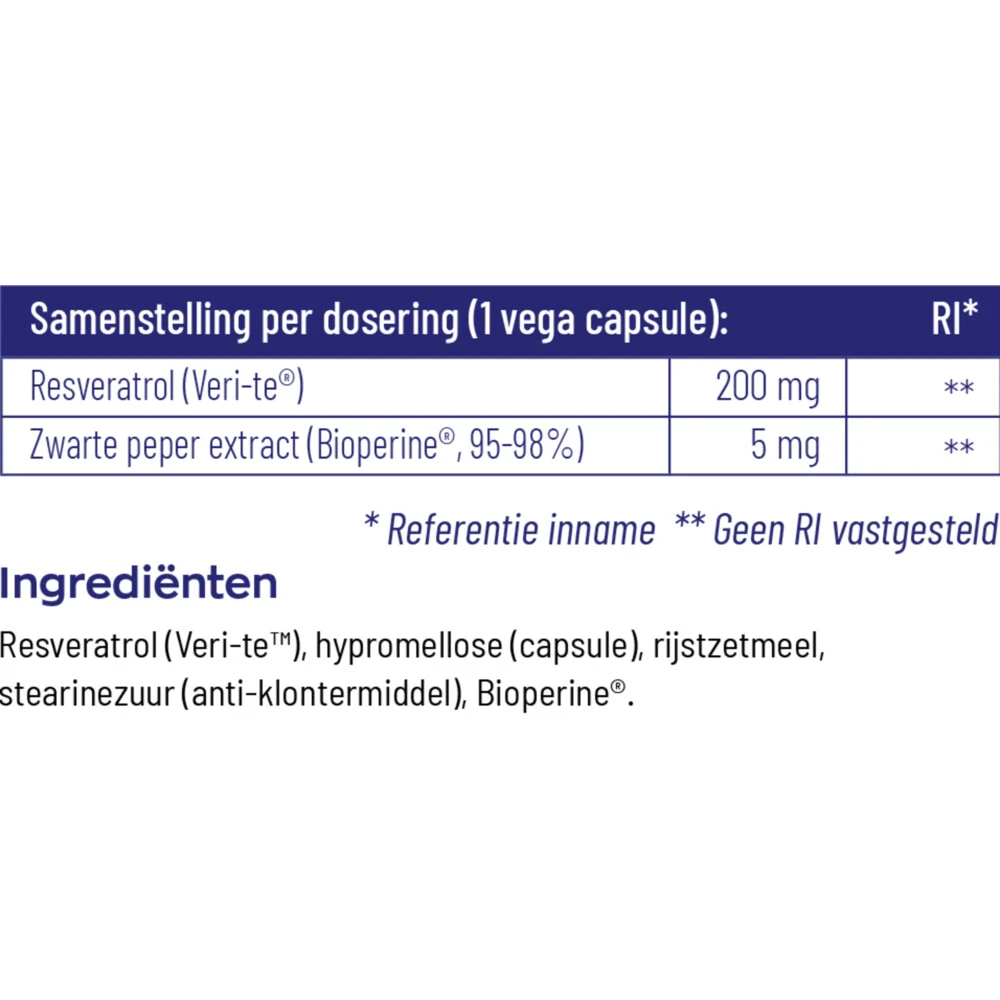 Vitakruid Resveratrol 200 Mg 7 Vitakruid Resveratrol 200 Mg - Afbeelding 5