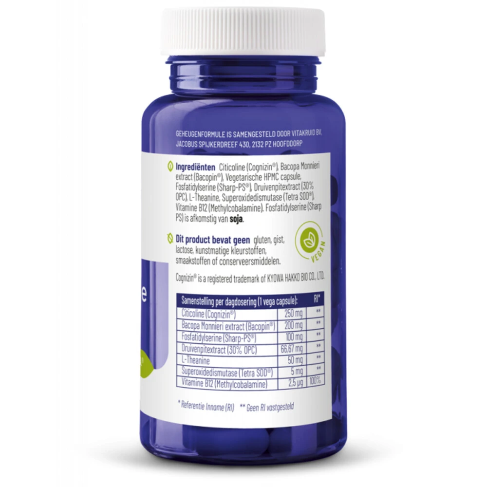 Vitakruid Geheugenformule 5 Vitakruid Geheugenformule - Afbeelding 3