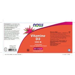 NOW Vitamine D3 1000 Ie -Zelfzorg Artikelen 1024908 2