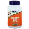NOW Betaine Hci 648 Mg -Zelfzorg Artikelen 1024950