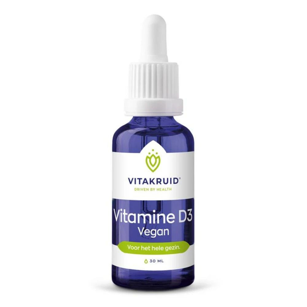 Vitakruid Vitamine D3 Druppels Vegan 3 Vitakruid Vitamine D3 Druppels Vegan