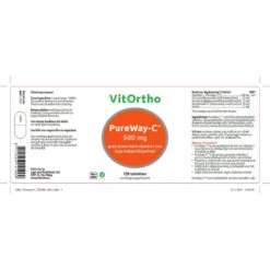 Vitortho Vitamine C PureWay-C 500 Mg -Zelfzorg Artikelen 1029178 2