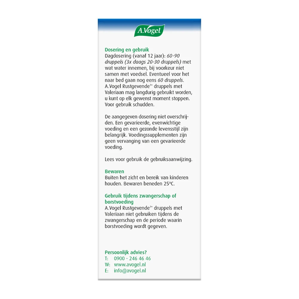 3x A.Vogel Valeriaan Druppels 5 3x A.Vogel Valeriaan Druppels - Afbeelding 3