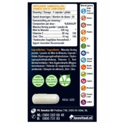 Lucovitaal Manuka Honing Zink 8 Lucovitaal Manuka Honing Zink -Zelfzorg Artikelen 1049180 3