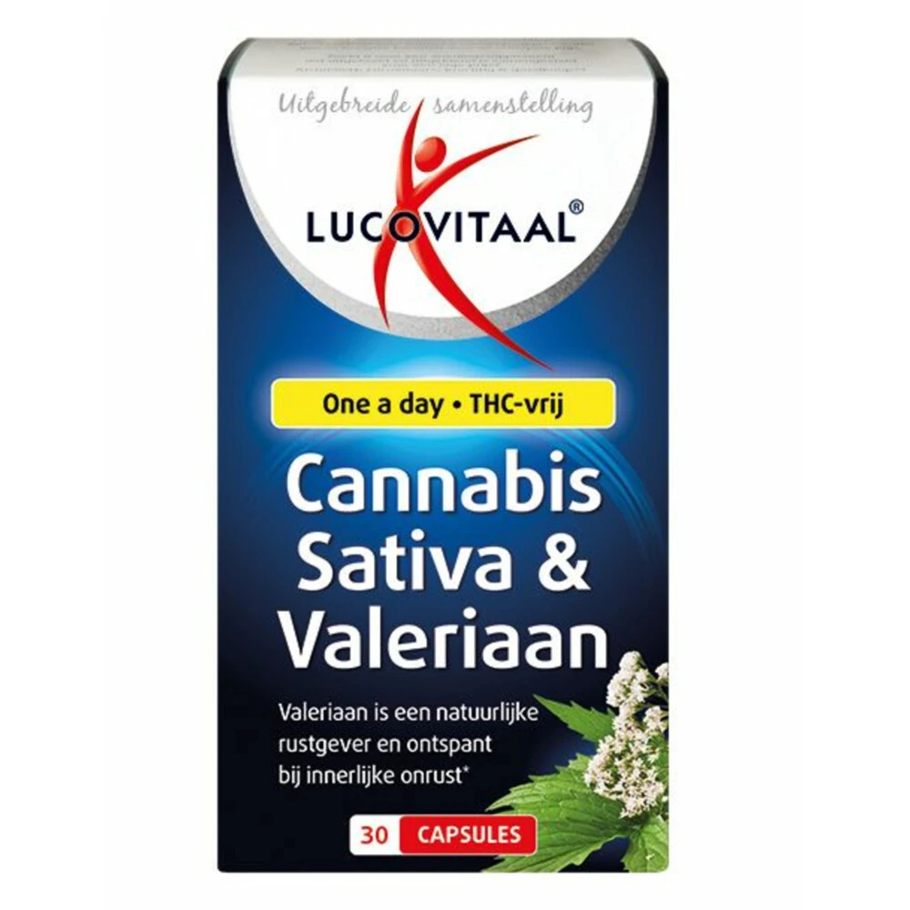 Lucovitaal Cannabis Sativa & Valeriaan 3 Lucovitaal Cannabis Sativa & Valeriaan