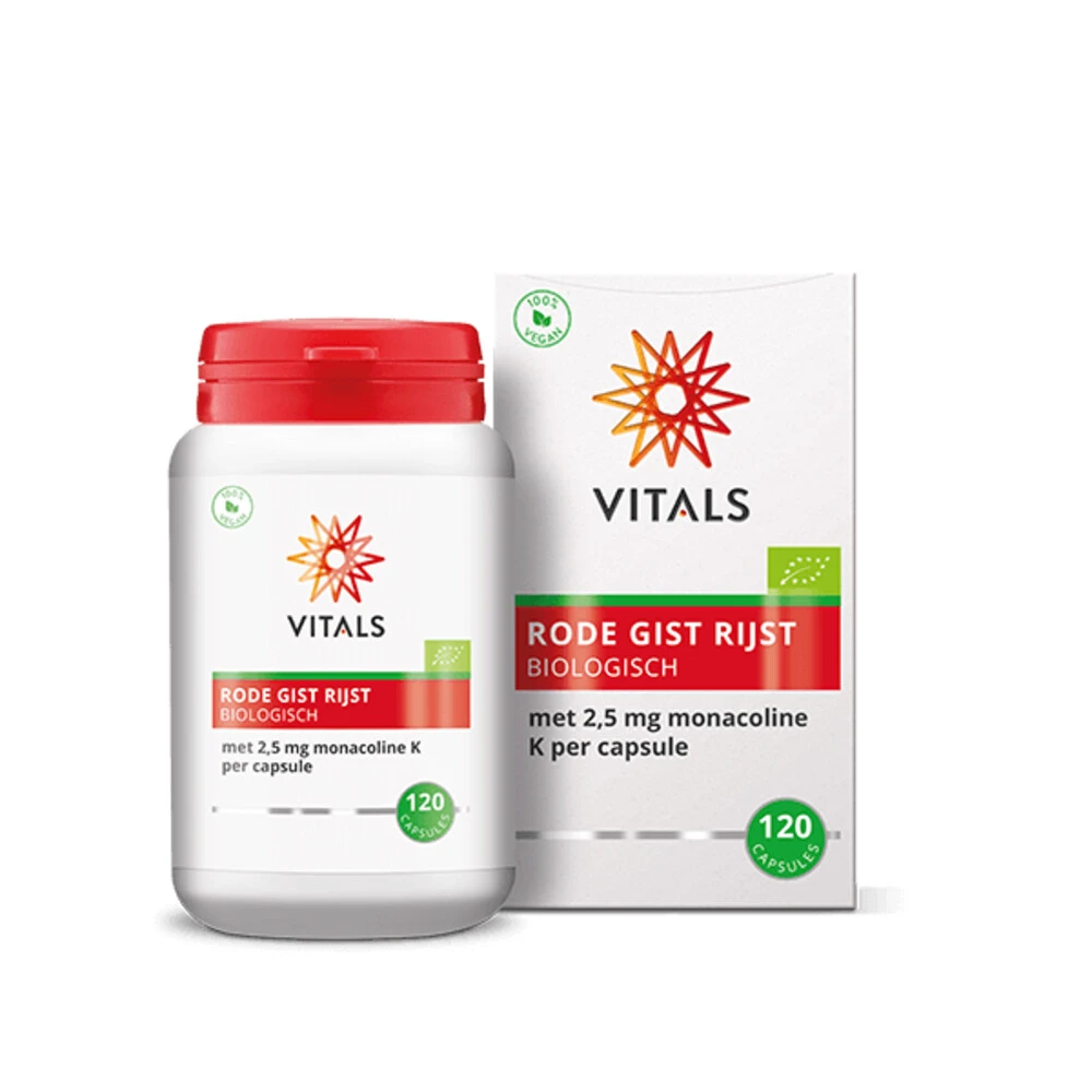 Vitals Rode Gist Rijst Bio 4 Vitals Rode Gist Rijst Bio - Afbeelding 2