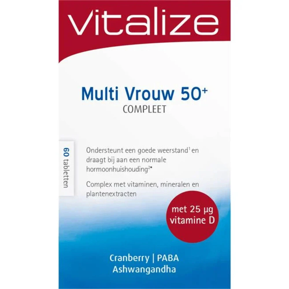 Vitalize Multi Vrouw 50+ 3 Vitalize Multi Vrouw 50+