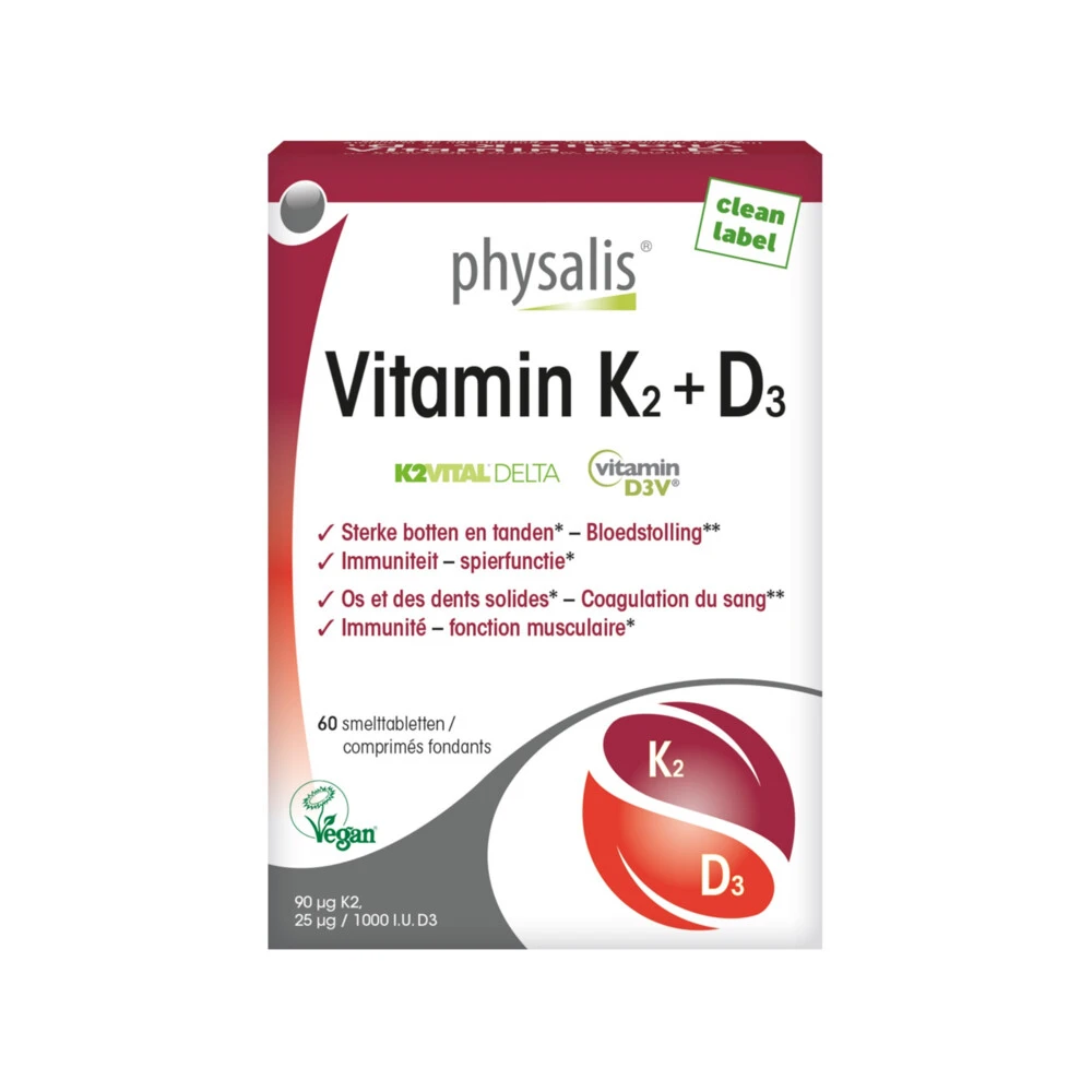 Physalis Vitamin K2 & D3 3 Physalis Vitamin K2 & D3