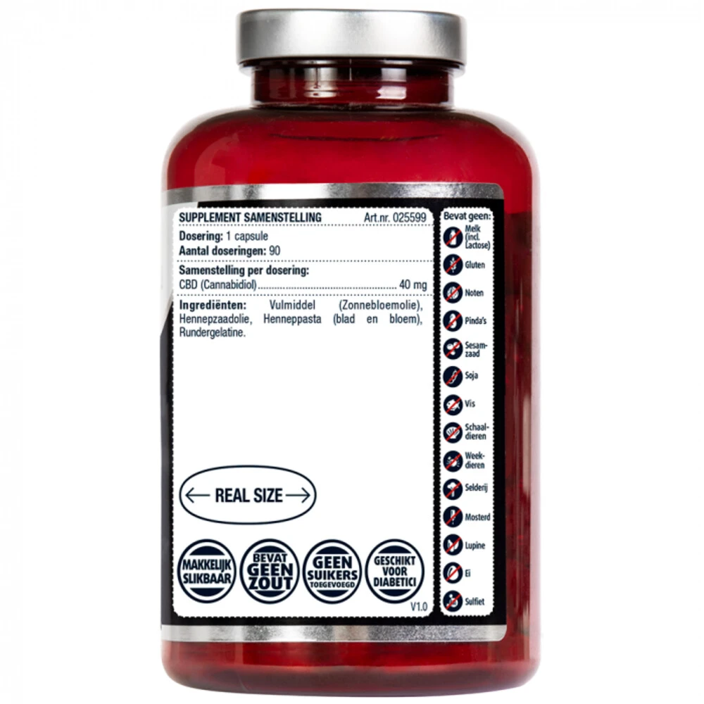 Lucovitaal CBD Cannabidiol 40mg Maxi Pot 4 Lucovitaal CBD Cannabidiol 40mg Maxi Pot - Afbeelding 2