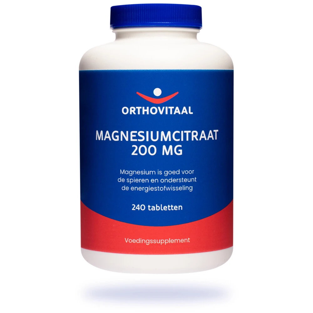 Orthovitaal Magnesiumcitraat 200mg 3 Orthovitaal Magnesiumcitraat 200mg