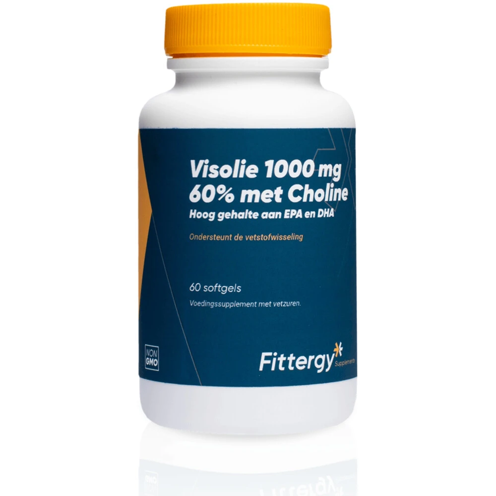 Fittergy Supplements Visolie 1000mg 60% Met Choline 3 Fittergy Supplements Visolie 1000mg 60% Met Choline