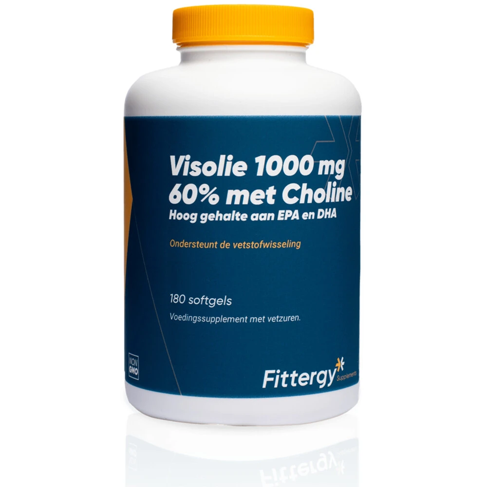 Fittergy Supplements Visolie 1000mg 60% Met Choline 3 Fittergy Supplements Visolie 1000mg 60% Met Choline