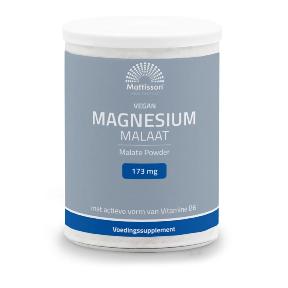 2x Mattisson Magnesium Malaat Poeder 3 2x Mattisson Magnesium Malaat Poeder