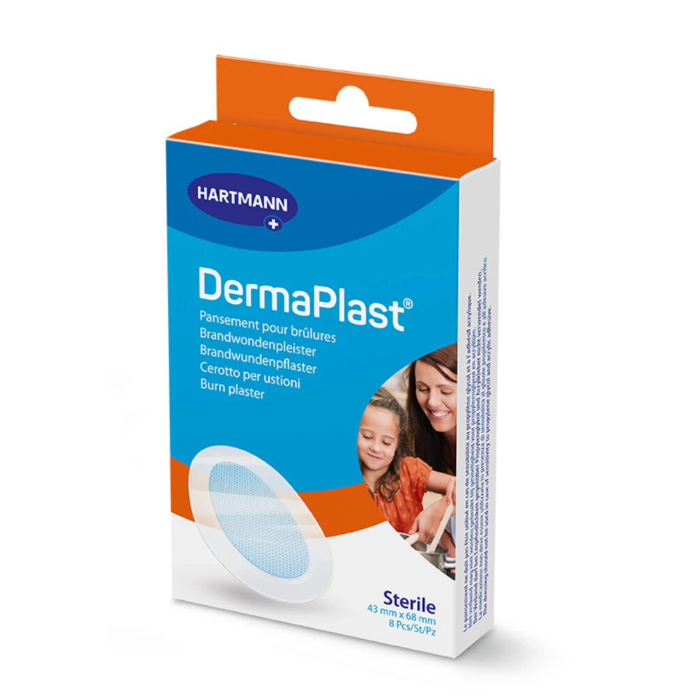 3x Dermaplast Brandwondenpleister Brandwonden 4,3 X 6,8 Cm 3 3x Dermaplast Brandwondenpleister Brandwonden 4,3 X 6,8 Cm