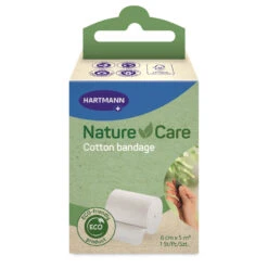 3x Nature Care Elastiche Verband Katoen 6 Cm X 5 M