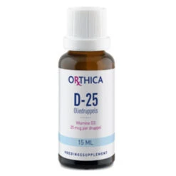 Orthica Vitamine D-25 Oliedruppels 7 Orthica Vitamine D-25 Oliedruppels -Zelfzorg Artikelen 1071548 2