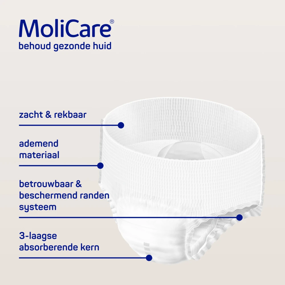 Molicare Premium Mobile 6 Druppels Large 1963 Ml Absorptie 4 Molicare Premium Mobile 6 Druppels Large 1963 Ml Absorptie - Afbeelding 2