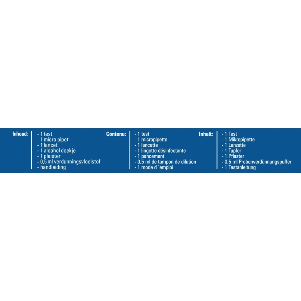 Biocard Coeliakie Gluten Overgevoeligheid Test 5 Biocard Coeliakie Gluten Overgevoeligheid Test - Afbeelding 3