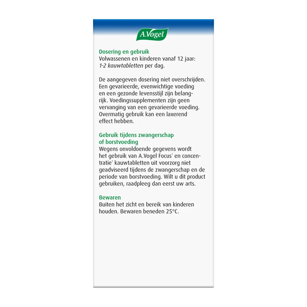 A.Vogel Focus En Concentratie 5 A.Vogel Focus En Concentratie - Afbeelding 3