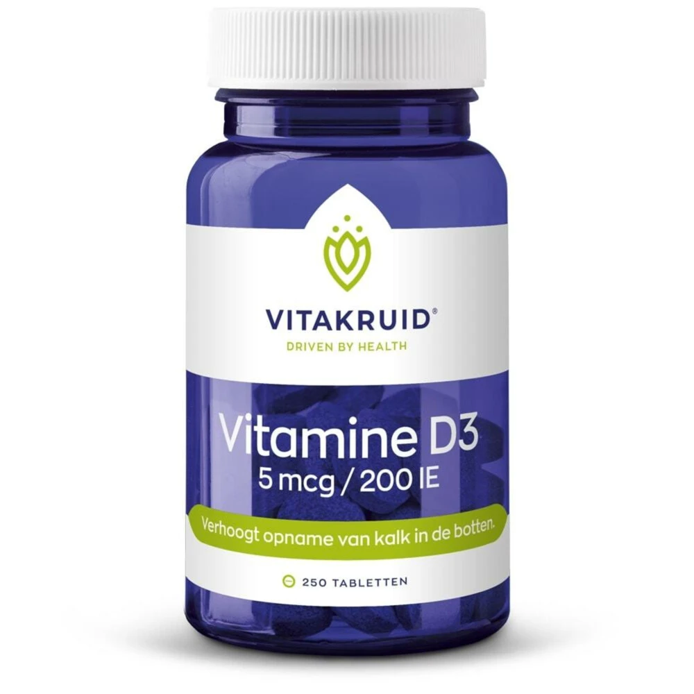 Vitakruid Vitamine D3 - 5 Mcg 3 Vitakruid Vitamine D3 - 5 Mcg