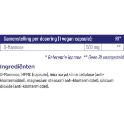 Vitakruid D-Mannose 500 -Zelfzorg Artikelen 739405 4