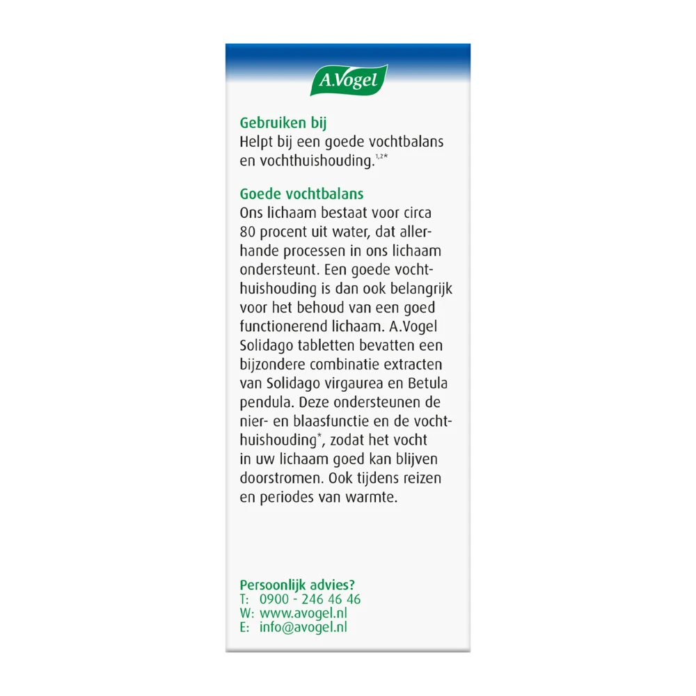 A.Vogel Solidago Vochthuishouding 6 A.Vogel Solidago Vochthuishouding - Afbeelding 4