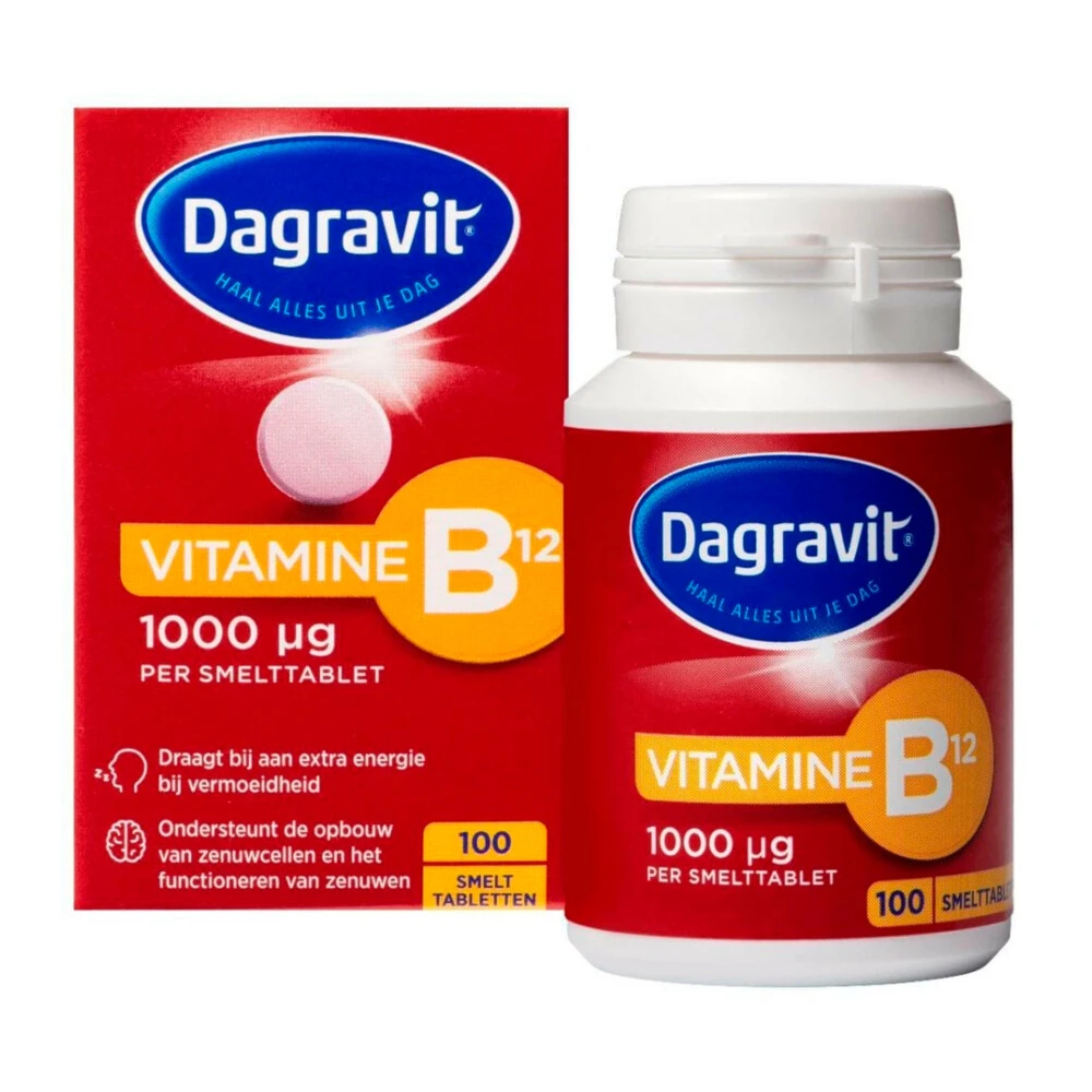 Dagravit Vitamine B12 1000mcg Smelt 3 Dagravit Vitamine B12 1000mcg Smelt