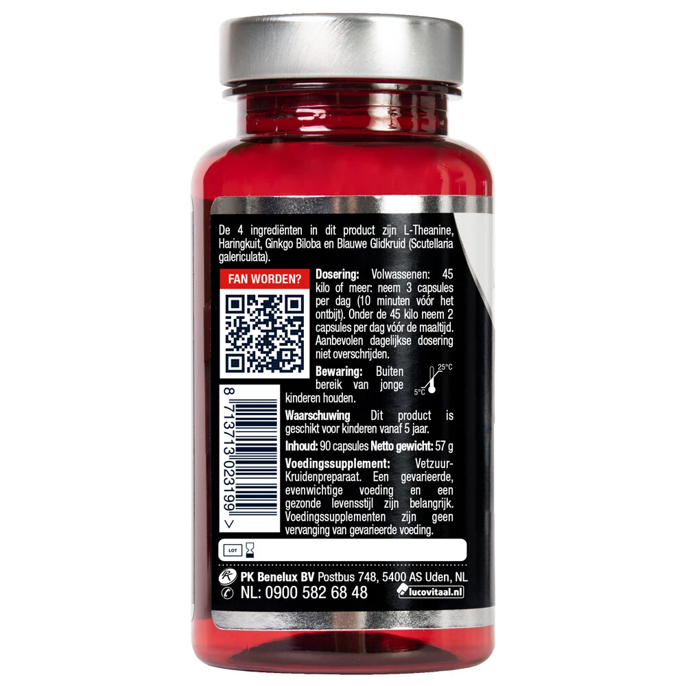 Lucovitaal L-theanine Omega 3 6 Lucovitaal L-theanine Omega 3 - Afbeelding 4