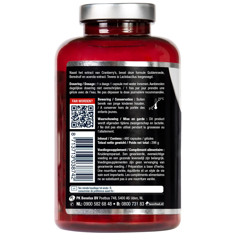Lucovitaal Cranberry X-tra 6 Lucovitaal Cranberry X-tra - Afbeelding 4