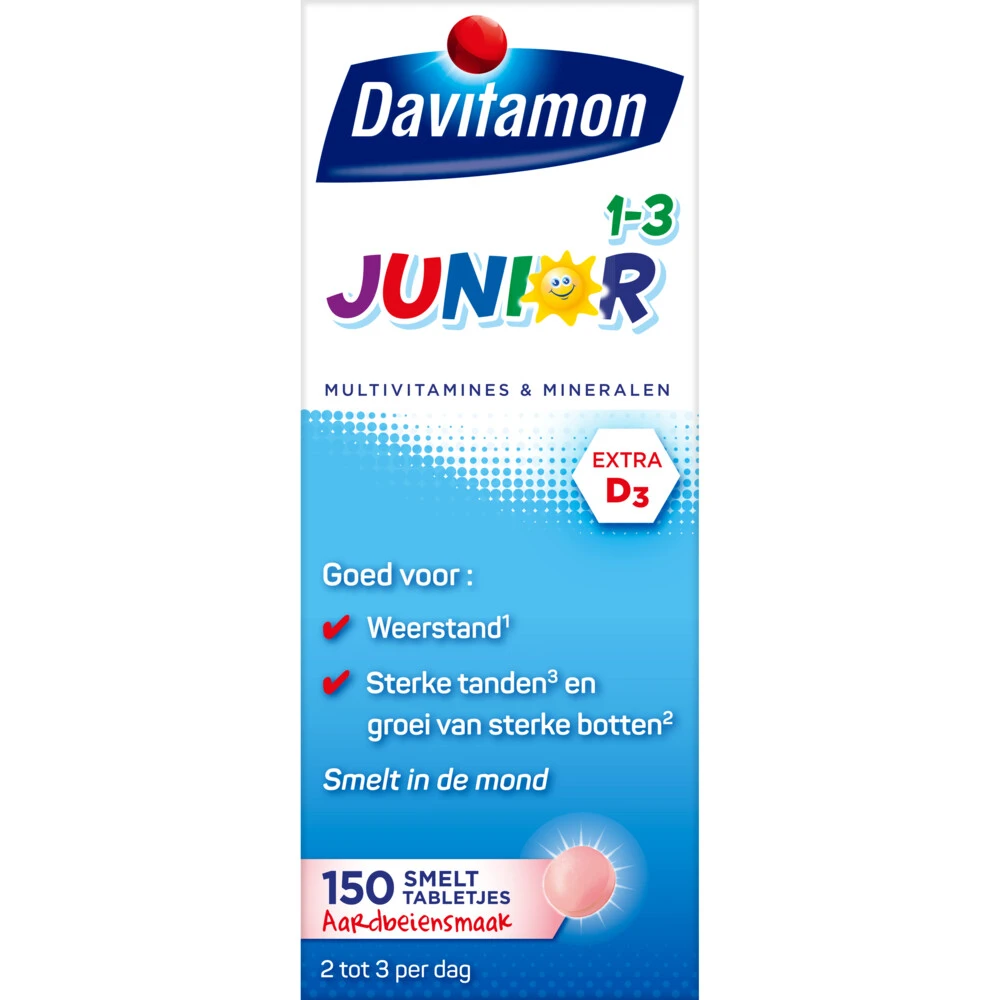Davitamon Junior 1+ Multivitamines En Mineralen 3 Davitamon Junior 1+ Multivitamines En Mineralen