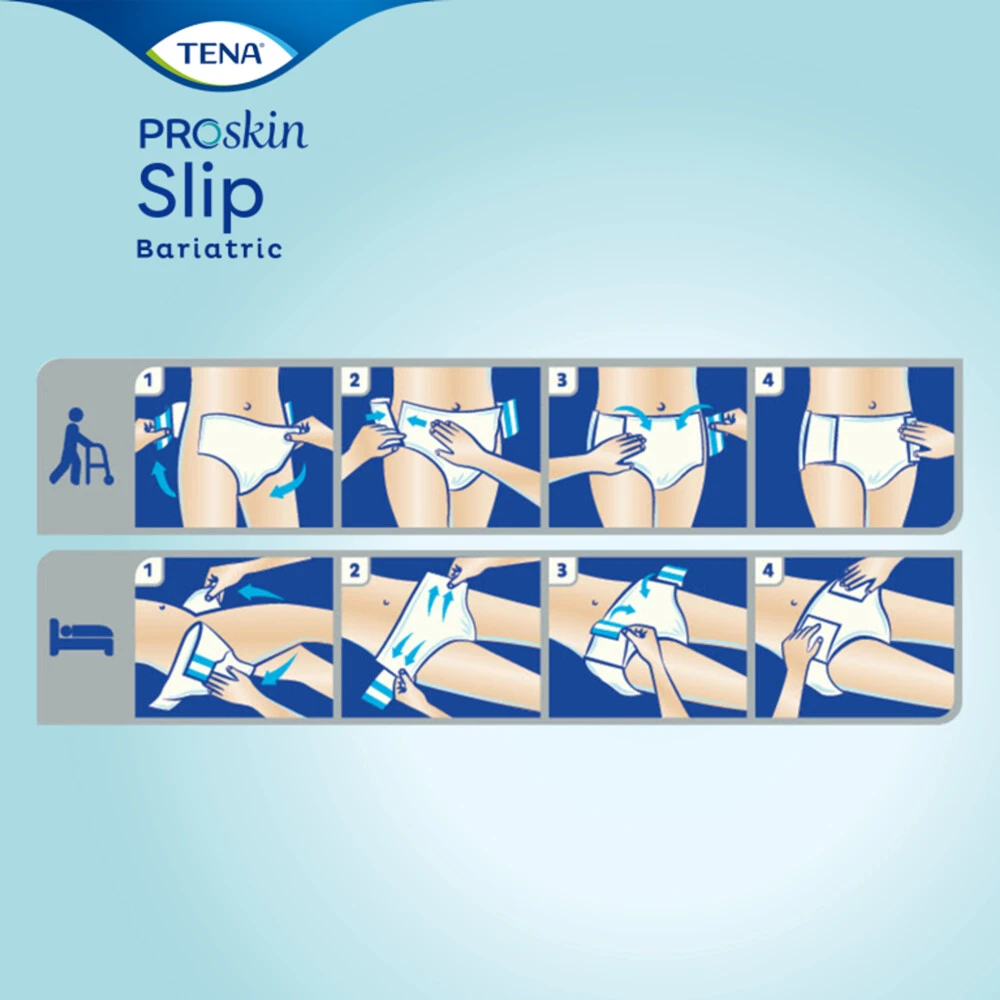 2x TENA Slip Super Bariatric 3XL 6 2x TENA Slip Super Bariatric 3XL - Afbeelding 4