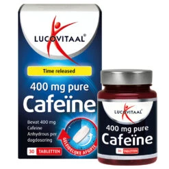3x Lucovitaal Pure Cafeïne 400 Mg 9 3x Lucovitaal Pure Cafeïne 400 Mg -Zelfzorg Artikelen 996844 4